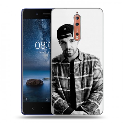 Дизайнерский пластиковый чехол для Nokia 8 drake