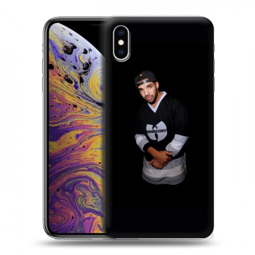 Дизайнерский силиконовый чехол для Iphone Xs Max drake