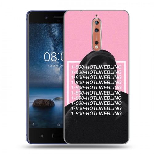 Дизайнерский пластиковый чехол для Nokia 8 drake