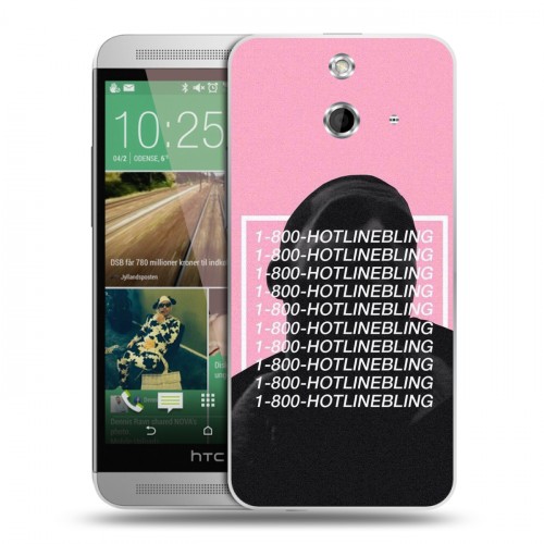 Дизайнерский пластиковый чехол для HTC One E8 drake