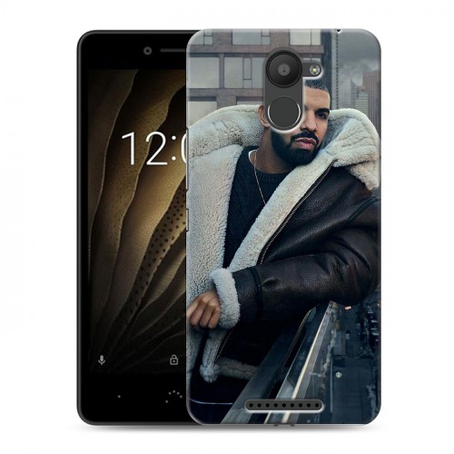 Дизайнерский силиконовый чехол для BQ Aquaris U drake