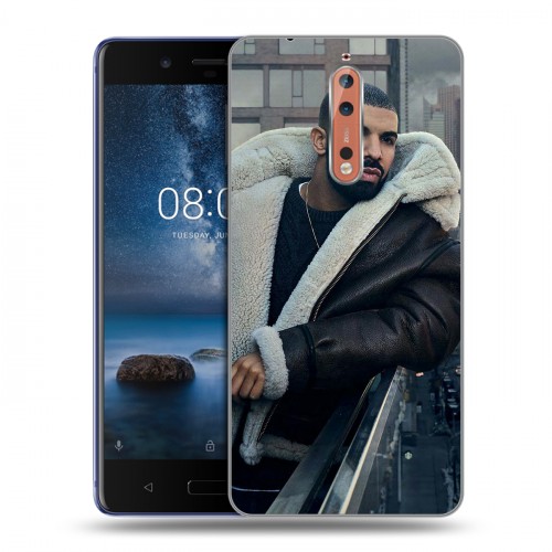 Дизайнерский пластиковый чехол для Nokia 8 drake