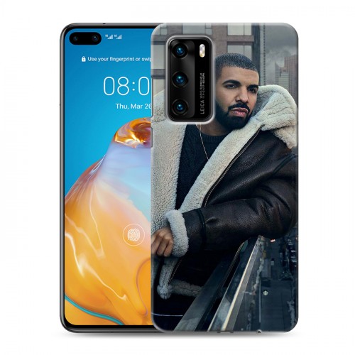 Дизайнерский пластиковый чехол для Huawei P40 drake