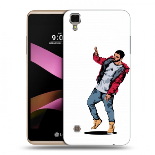 Дизайнерский пластиковый чехол для LG X Style drake