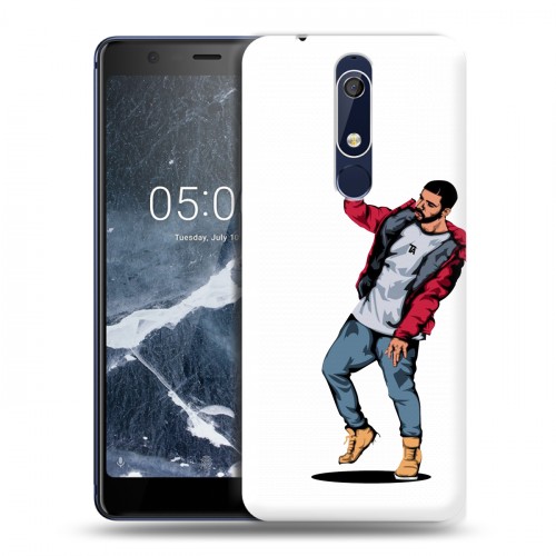 Дизайнерский пластиковый чехол для Nokia 5.1 drake