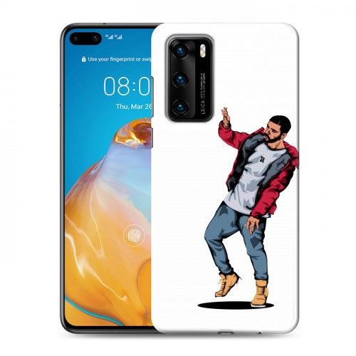 Дизайнерский пластиковый чехол для Huawei P40 drake