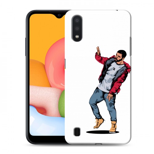 Дизайнерский силиконовый чехол для Samsung Galaxy M01 drake