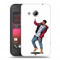 Дизайнерский пластиковый чехол для HTC Desire 200 drake