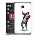 Дизайнерский пластиковый чехол для Nokia X drake