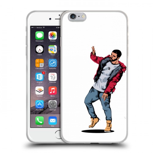 Дизайнерский силиконовый чехол для Iphone 6 Plus/6s Plus drake