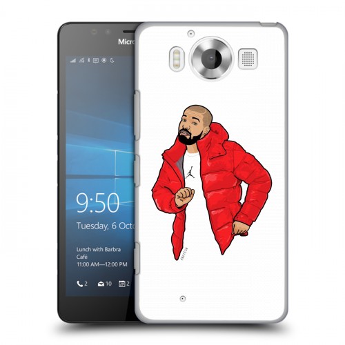 Дизайнерский пластиковый чехол для Microsoft Lumia 950 drake