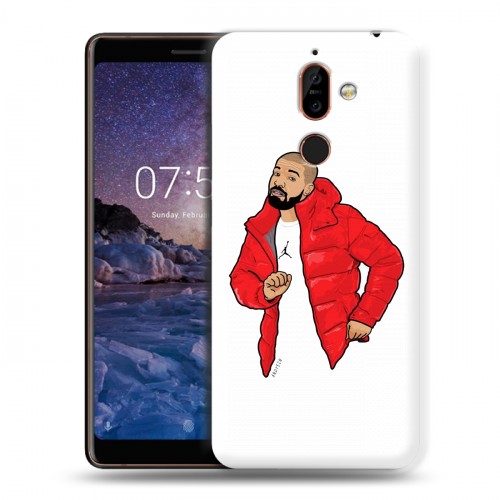 Дизайнерский пластиковый чехол для Nokia 7 Plus drake