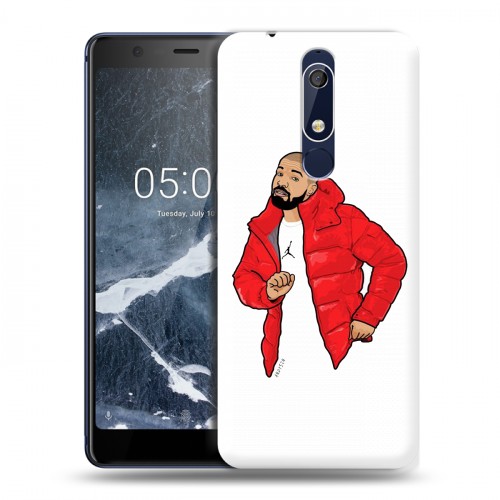 Дизайнерский пластиковый чехол для Nokia 5.1 drake