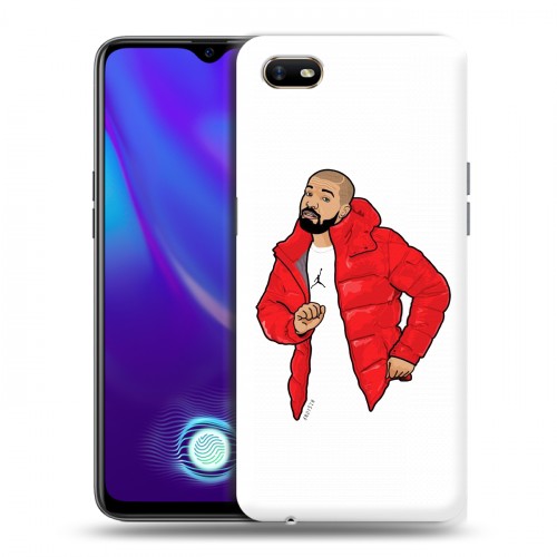 Дизайнерский силиконовый с усиленными углами чехол для OPPO A1k drake