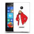 Дизайнерский пластиковый чехол для Microsoft Lumia 435 drake