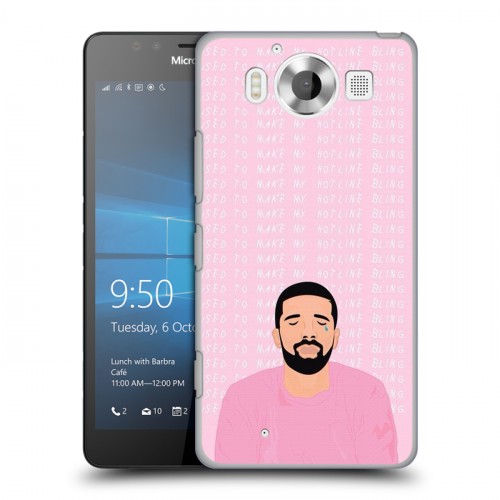 Дизайнерский пластиковый чехол для Microsoft Lumia 950 drake