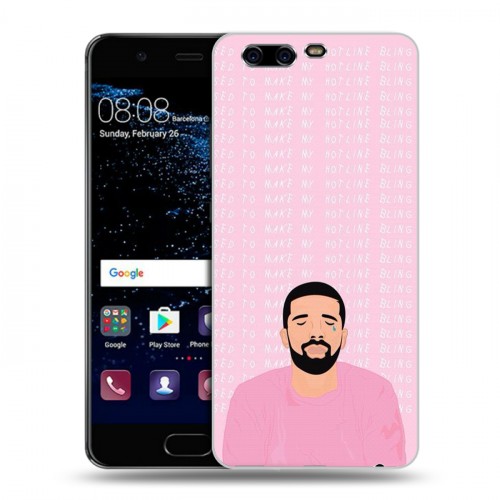 Дизайнерский пластиковый чехол для Huawei P10 drake