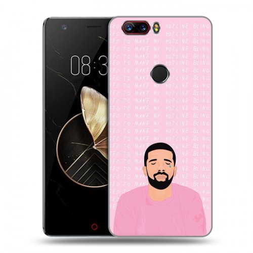 Дизайнерский пластиковый чехол для ZTE Nubia Z17 drake