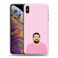 Дизайнерский силиконовый чехол для Iphone Xs Max drake