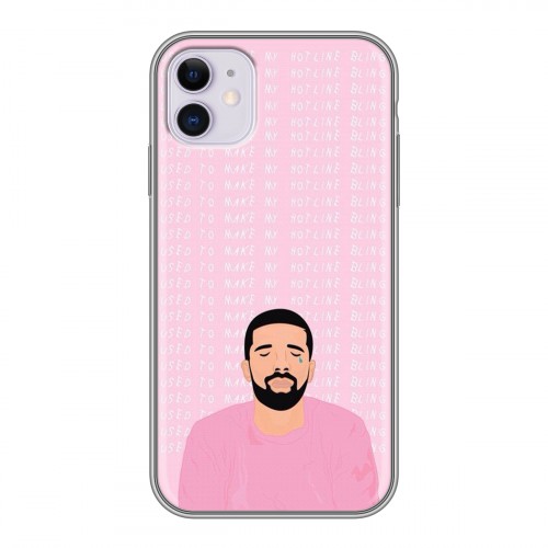 Дизайнерский силиконовый чехол для Iphone 11 drake