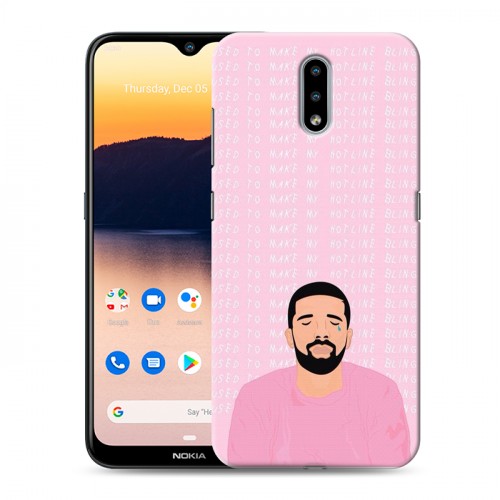 Дизайнерский пластиковый чехол для Nokia 2.3 drake