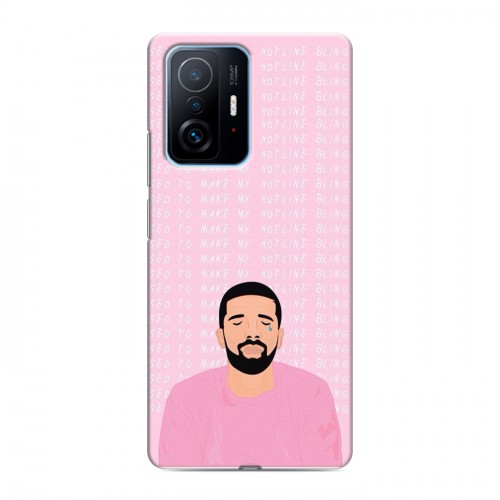 Дизайнерский силиконовый с усиленными углами чехол для Xiaomi 11T drake