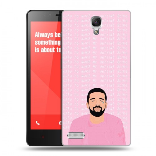 Дизайнерский силиконовый чехол для Xiaomi RedMi Note drake