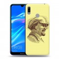 Дизайнерский пластиковый чехол для Huawei Y6 (2019) ленин