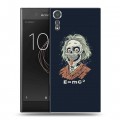 Дизайнерский пластиковый чехол для Sony Xperia XZs Альберт Эйнштейн