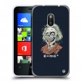 Дизайнерский пластиковый чехол для Nokia Lumia 620 Альберт Эйнштейн