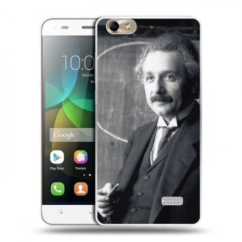 Дизайнерский пластиковый чехол для Huawei Honor 4C Альберт Эйнштейн