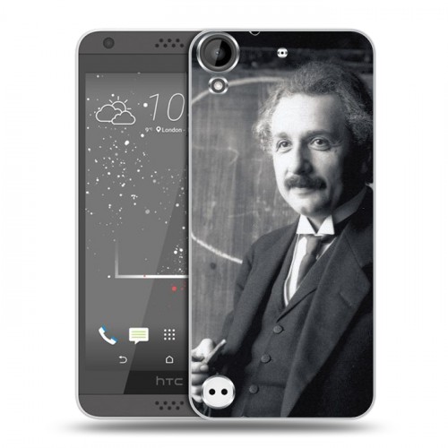 Дизайнерский пластиковый чехол для HTC Desire 530 Альберт Эйнштейн