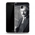 Дизайнерский силиконовый чехол для Samsung Galaxy C5 Альберт Эйнштейн