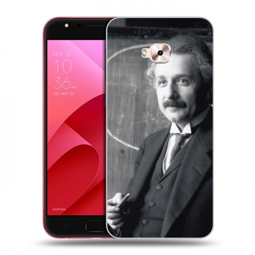 Дизайнерский пластиковый чехол для ASUS ZenFone 4 Selfie Pro Альберт Эйнштейн