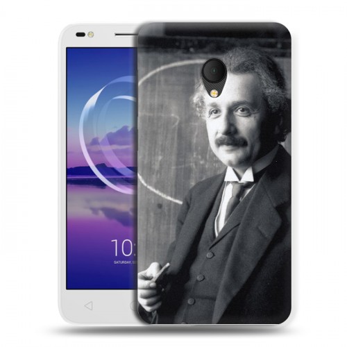 Дизайнерский силиконовый чехол для Alcatel U5 HD 5047d Альберт Эйнштейн