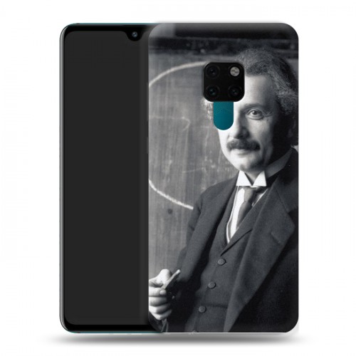 Дизайнерский пластиковый чехол для Huawei Mate 20 Альберт Эйнштейн