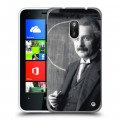 Дизайнерский пластиковый чехол для Nokia Lumia 620 Альберт Эйнштейн