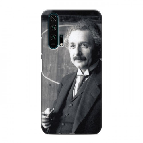 Дизайнерский силиконовый чехол для Huawei Honor 20 Pro Альберт Эйнштейн