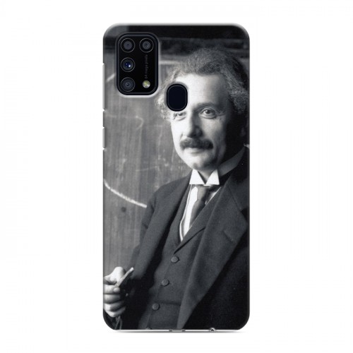 Дизайнерский силиконовый чехол для Samsung Galaxy M31 Альберт Эйнштейн