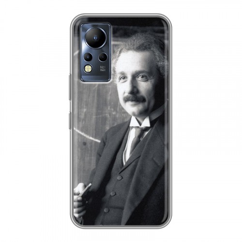 Дизайнерский силиконовый чехол для Infinix Note 12 Альберт Эйнштейн