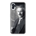 Дизайнерский пластиковый чехол для Nothing Phone (1) Альберт Эйнштейн
