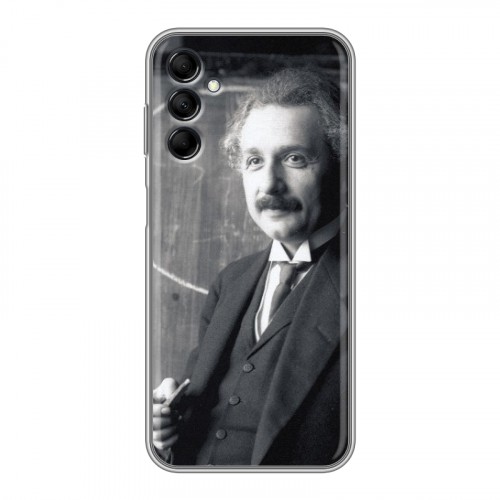 Дизайнерский пластиковый чехол для Samsung Galaxy M14 5G Альберт Эйнштейн