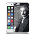 Дизайнерский силиконовый чехол для Iphone 6 Plus/6s Plus Альберт Эйнштейн