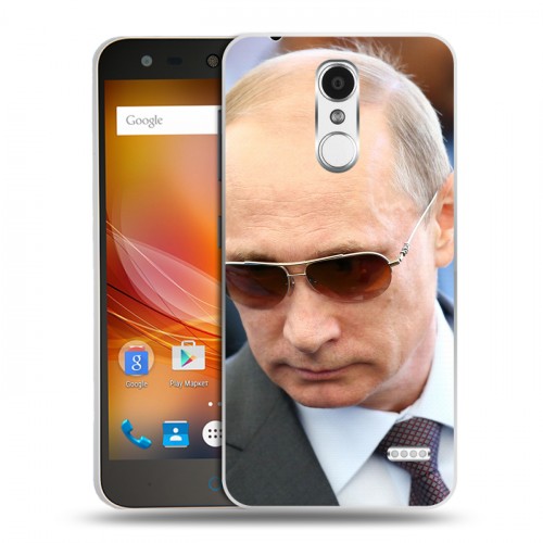 Дизайнерский пластиковый чехол для ZTE Blade X5 В.В.Путин