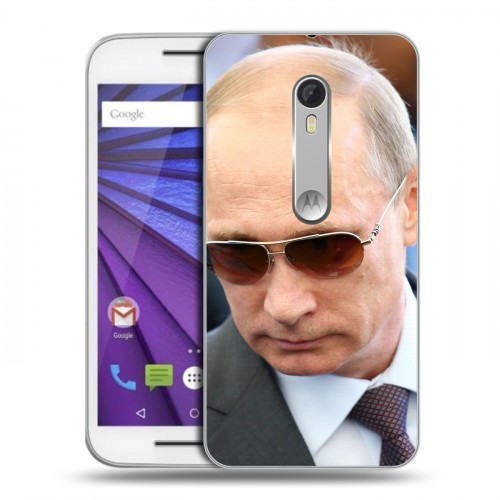 Дизайнерский пластиковый чехол для Lenovo Moto G В.В.Путин