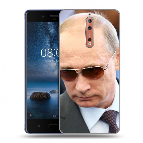 Дизайнерский пластиковый чехол для Nokia 8 В.В.Путин