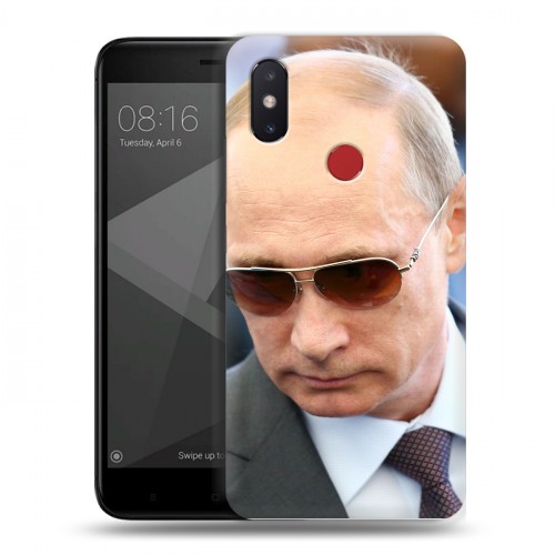 Дизайнерский пластиковый чехол для Xiaomi Mi8 SE В.В.Путин