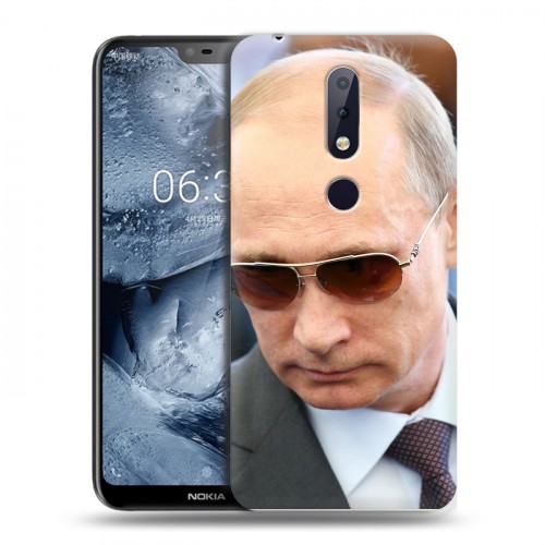 Дизайнерский пластиковый чехол для Nokia 6.1 Plus В.В.Путин