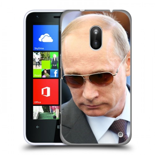 Дизайнерский пластиковый чехол для Nokia Lumia 620 В.В.Путин