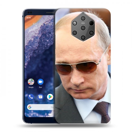 Дизайнерский силиконовый чехол для Nokia 9 PureView В.В.Путин